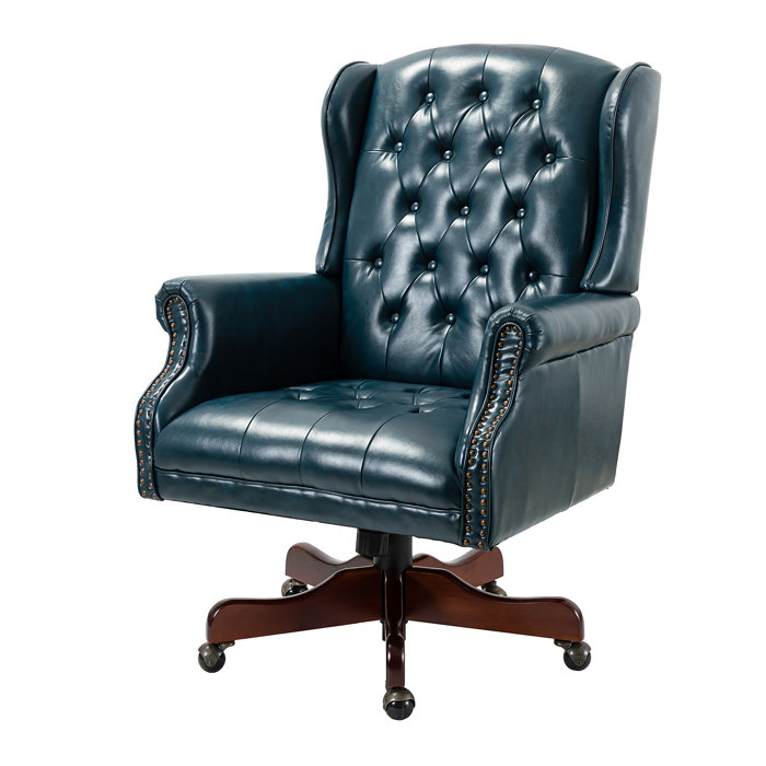 Steelside™ Swain Faux Leather Task Chair & Reviews Wayfair